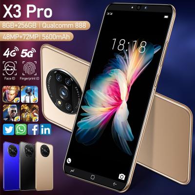 China Dual Pro New SIM Card X3 Design Smartphone 5 Inch 8GB+128G Octa Core Mobile Phone Android Mobile Phone for sale