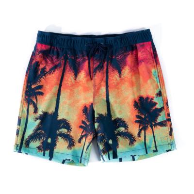 China Anti-wrinkle Mens Beach Shorts Custom Swim Trunks Quick Dry Swim Shorts Boys Beach Shorts for sale