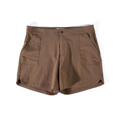 China Waterproof Custom Made Simple Brown Shorts Women Summer Shorts Casual Beach Beach Shorts High Demand Products for sale