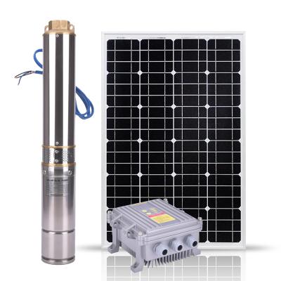 China Developing World Water Solutions 4 Inch DC Stainless Steel Solar Water Pump For Irrigation for sale