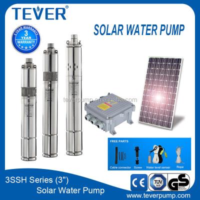 China Submersible 3 Inch 24v Stainless Steel Screw Pump Solar Deep Well Water Pump for sale