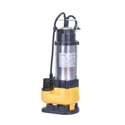 China Family Homes 1/3 Hp 220V Auto Run Stop High Quality Submersible Sewage Pump With Float Switch for sale