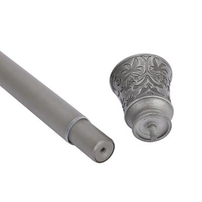 China Sustainable Stainless Steel Decor Shower Curtain Rod Custom Adjustable Tension Rod for sale