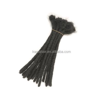 China 100% Dreadlock Curly Hair 20 Strands Dreadlocks Extension Hair Loop KAMA Braiding 0.4cm for sale