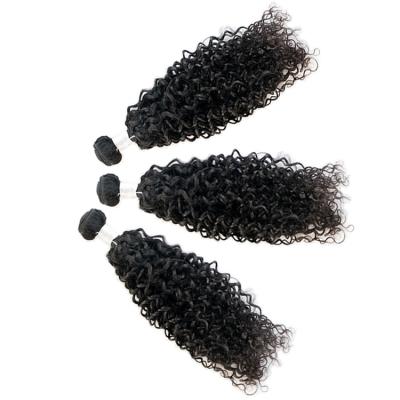 China Non-Chemical KAMA Afro Curly Hair Natural Curly Bundle Wave Curl Hair Extensions For Black Women/Men for sale