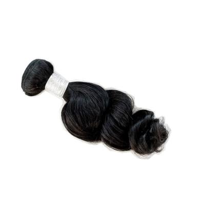 China Non-chemical Natural Black Loose Wave Hair Curl Loose Braiding Hair Bundles 16 Inches for sale