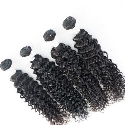 China Non-chemical KAMA Jheri Curl Hair Virgin Hair Extensions No Tangle Uncurly Bundle 22 Inches for sale