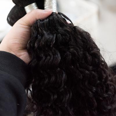 China Non-chemical curl hair extensions short hair jerry curl hair bundles for black men for sale