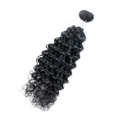 China Non-Chemical KAMA Remy Brazilian Hair Extensions Regular Wave Deep Curl Weave Bundles for sale