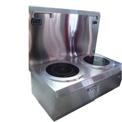 China Soup Cooking Hotel Equipment Electric Cooker Heating Coil 2 Zones Electric Used Warmer 2 Zones Induction 36 KW Industrial Kitchen for sale