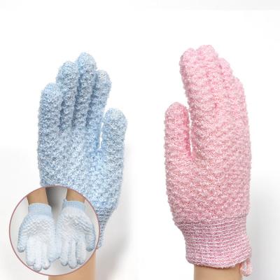 China EXFOLIATE Hot-selling Epithelial Cell Remover Shower Spa Massage Dead Body Scrub Exfoliating Shower Bath forgloves for sale