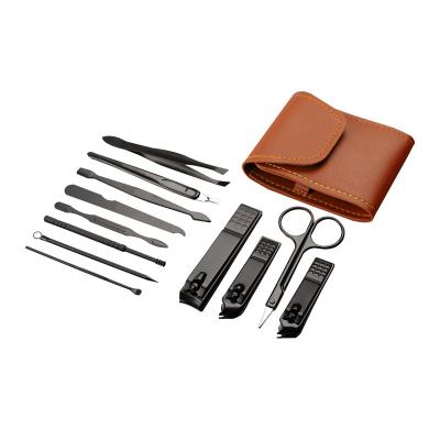 China 12pcs Manicure Set Pedicure Nail Clippers Set Travel Hygiene Kit Grooming Tool Set N73 for sale