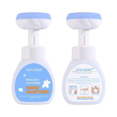 China OEM Private Label Basic Cleansing Natural Soothing Bubble Cleansing Bottle Kids Baby Wash Viable Flower Foam Hand Wash For Kids for sale