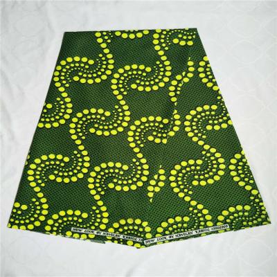 China Anti-Static Polyester African Wax Prints Fabric Kitenge Dress Fabric for sale