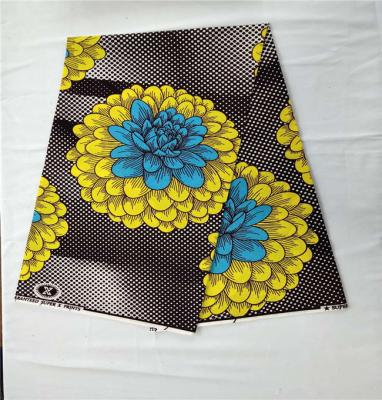 China Anti-Static 100% Polyester Ankara Printed African Wax Fabric Wax Print Fabric for sale