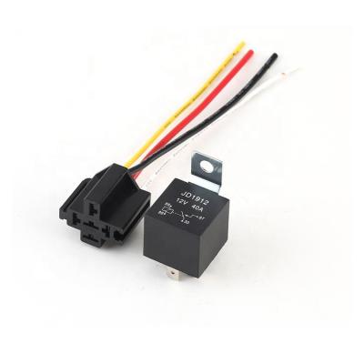 China 12V 24V Car Relay 4 Pin 12V 40A Sealed Auto Waterproof Universal Automotive Relay JD1914 JD2914 for sale