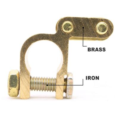 China Corrosion Resistance Heavy Duty Battery Battery Head Clamp Battery Connector Copper Battery Brass Clamp for sale