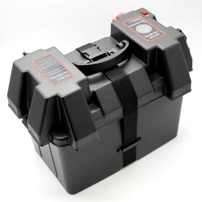 China 12v battery box camping adventure outdoor plastic waterproof battery box for sale