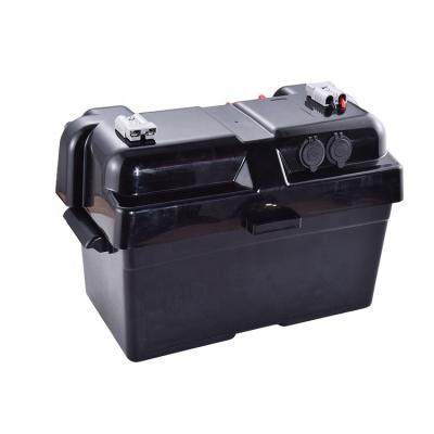 China 12V Battery Box Camping Adventure Outdoor Plastic Waterproof Battery Box for sale