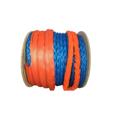 China Ship Mooring Best Selling Quality Custom UHMWPE Mooring Braided Rope 48mm-80mm HMPE Rope for sale