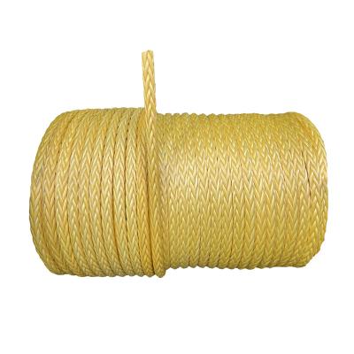 China 2022 High Quality Ship Mooring Factory Supply 8 Strand Braided UHMWPE Marine Mooring Rope for sale