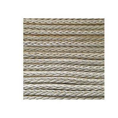 China Vessel mooring 12 strand high strength synthetic rope made of 100% UHMWPE fiber used in marine towing for sale