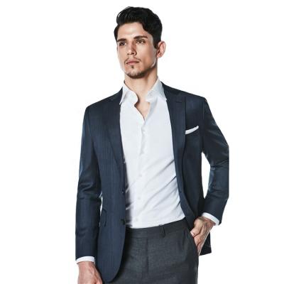 China Factory direct sales business slim breathable 100% wool men's formal blazer suits coat for sale