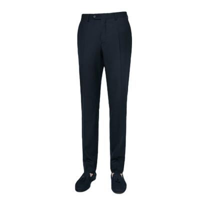 China High Quality Breathable Custom Made Black Men Business Long Suit Formal Trousers Pants for sale