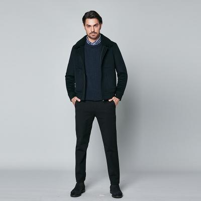 China Sustainable Hot Sale Fashion Casual Mens Winter 100% Wool Coats And Jackets With Pockets for sale