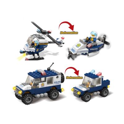 China Police building blocks from DIY TOY bestseller Funny Bricks Plastic Popular Amazon for sale