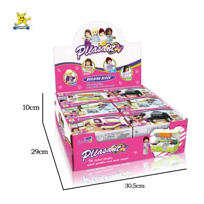 China DIY TOY Amazon Hot Selling Customizable Girl Series Mini Building Block Set Toys For Girls for sale