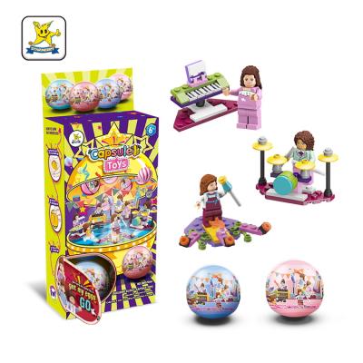 China DIY TOY Gashapon Factory Customized Mini Assembled Toy Kids Animal Building Blocks for sale