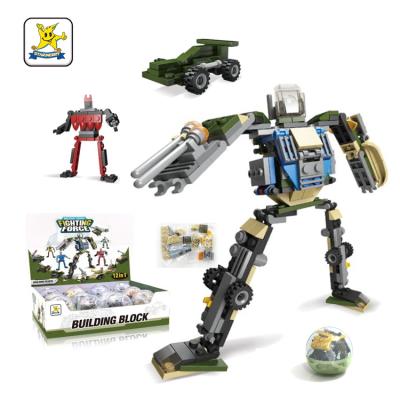 China DIY TOY Starmerry Jumbo Building Blocks Deformation Robot Gashapon Educational Kids Toys For Children for sale