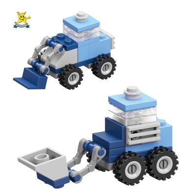 China DIY TOY 6 in 1 DIY Factory Creative Toys Building Bricks Compatible Legoing DIY Toys Children Set Self Assemble Car Blocks for sale