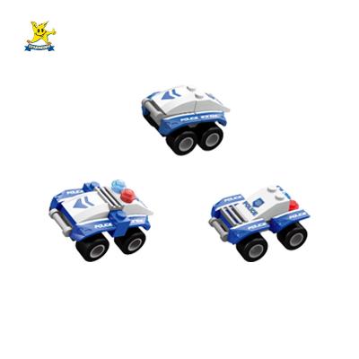 China Plastic DIY TOY Legoes Xinglebao Fire Police DIY Assembled Building Block Car for sale