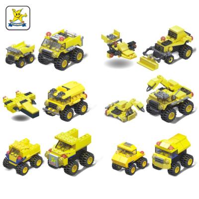 China DIY TOY china engineering vehicle transformation assembly diy toy building blocks for kids compatible legoings developmental toys for sale