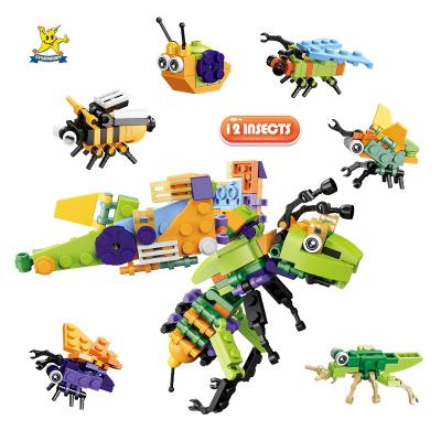 China DIY TOY 2021 New Series Insect Animal Building Blocks Compatible Legoing Animals Environmental for sale