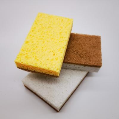 China Eco Friendly Sustained Cellulose Sponge Sisal Sponge Stabilized Feeds And Scrubbing Pad for sale