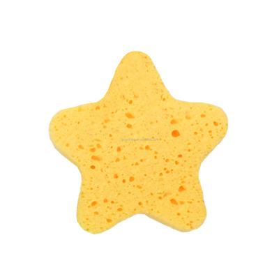 China Eco - Friendly Body Kids Playing Fun Star Shape Bath Cellulose Sponge for sale