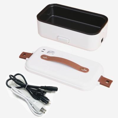 China Automatic Cooking 2021 High Quality Portable  Food Warm Heating Electric Lunch Box for Car Office home use for sale