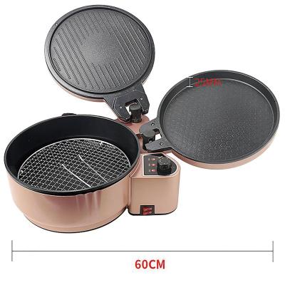 China Large Non-stick Surface New removable and washable electric pancake pan household double-sided heating frying machine electric pancake pan for sale