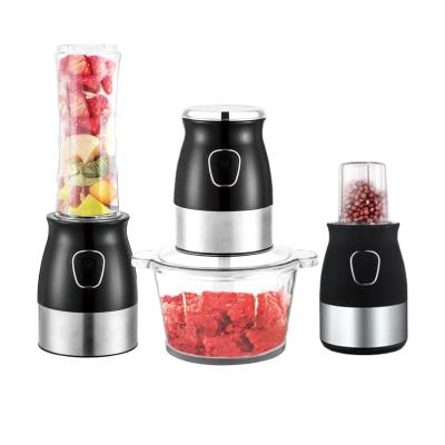 China Hotel 2022 Hot sale 3in1 multi food grinder household electric meat shredder small fruit juicer for sale