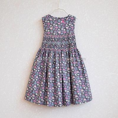 China Cotton washable hand embroidered dresses for 9 years old girls for sale