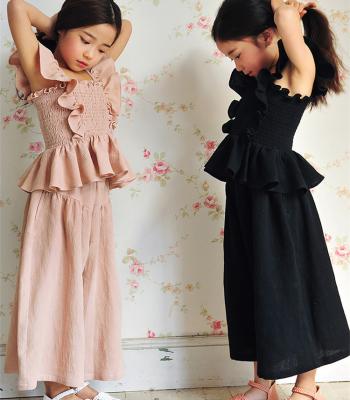 China Kids Breathable Wholesale Cotton Palazzo Canvas Pants for sale