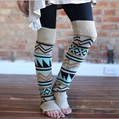 China 100% Acrylic New Pattern Knitted Leg Warmers, Leg Warmers For Women for sale