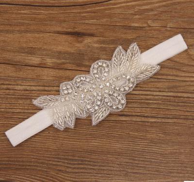 China Crystal Acrylic Rhinestone Flower Baby Hair Accessories for sale