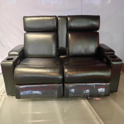 China Strech out and draw back Hot sale leather recliner sofa reclining single electric recliner sofa chair for sale