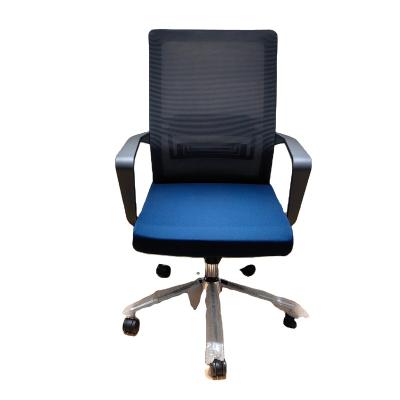 China Adjustable (height) 2022 High Quality And Low Price Mid Mesh Chair Office Furniture Manager Swivel Office Chair for sale