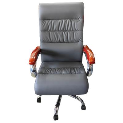 China Adjustable (height) Revolving PU Leather Cheap Manager Boss Swivel Office Chair for sale