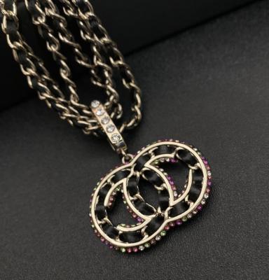 China CLASSIC women fashion to luxury jewelry high quality GG cc necklace designer jewelry double density famous brands for sale